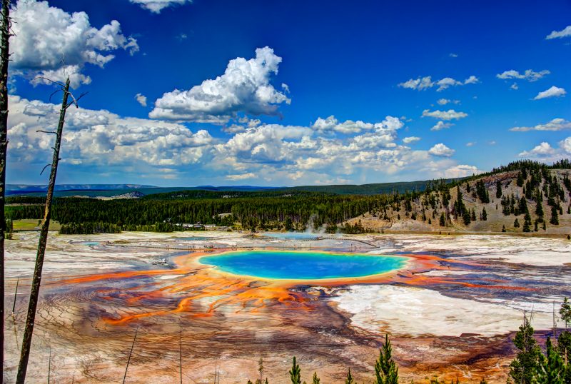 Grand Prismatic Spring in Yellowstone National Park
